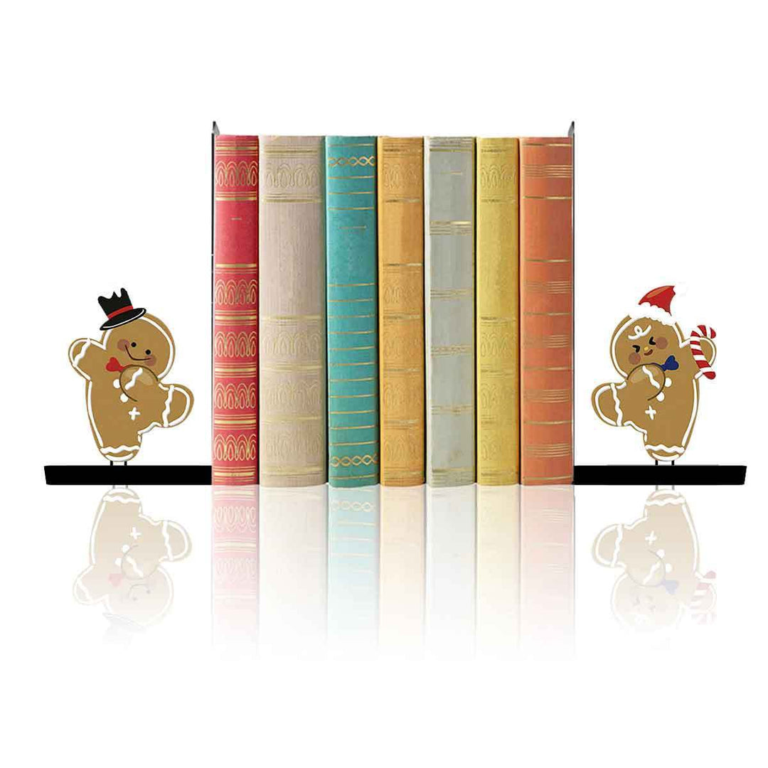 Gingerbread-Themed Bookends