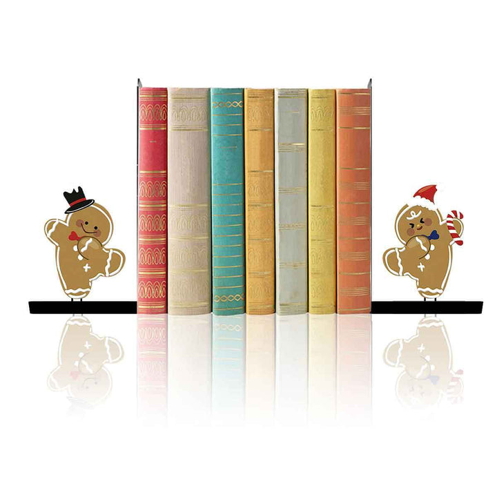 Gingerbread-Themed Bookends