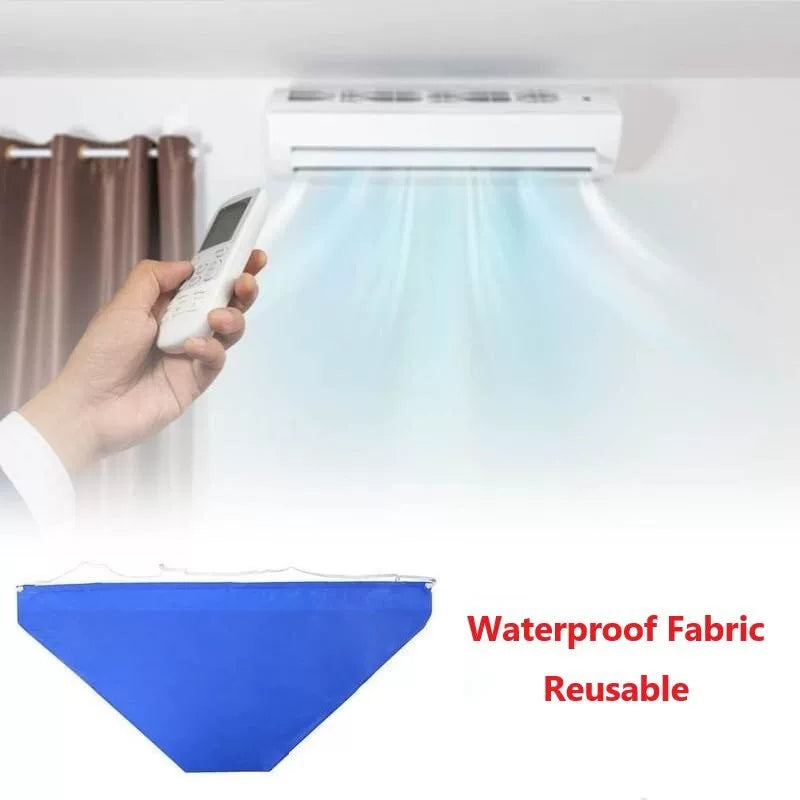 Unisex One Size wall-mounted air conditioner condensate catch funnel waterproof reusable fabric attachment Bowlift