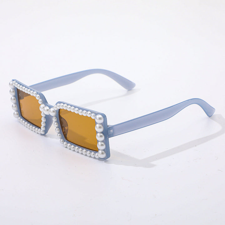 Ladies Stylish Sunglasses with Pearl Decoration Bowlift