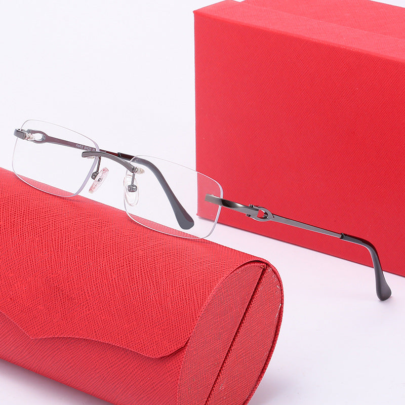 Women's elegant half-frame glasses with comfortable nose pads Bowlift