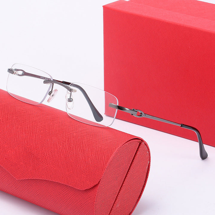 Women's elegant half-frame glasses with comfortable nose pads Bowlift