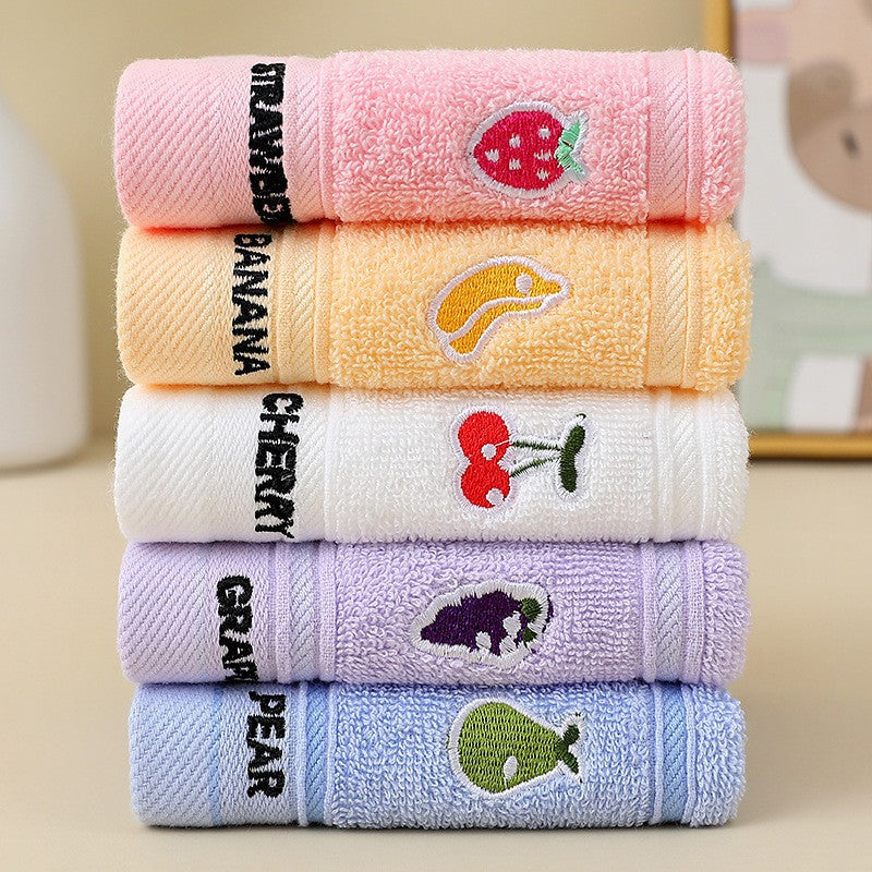 Ladies cotton towel with fresh pear motif Bowlift