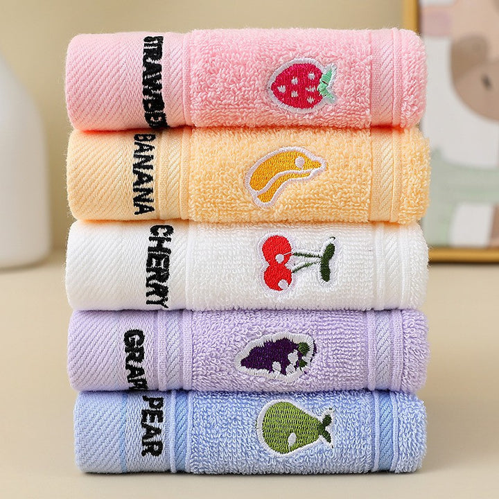 Ladies cotton towel with fresh pear motif Bowlift