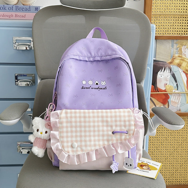 Playful Ruffled Backpack