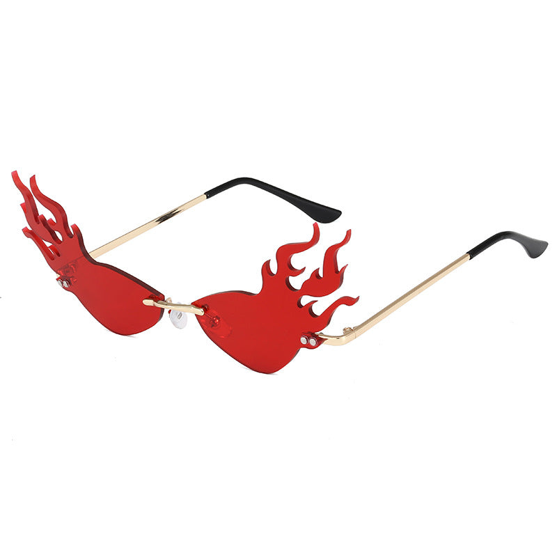 Women's fashionable sunglasses with flame-shaped design Bowlift