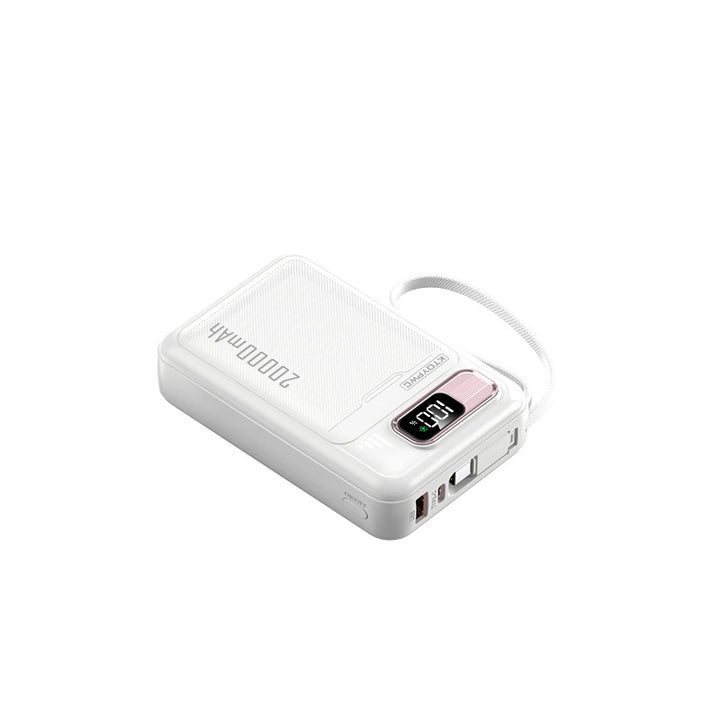Portable power bank with innovative LCD display and fast charging function Bowlift