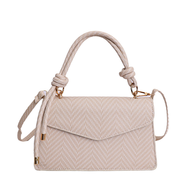 WoElegant Textured Fabric Handbag Bowlift