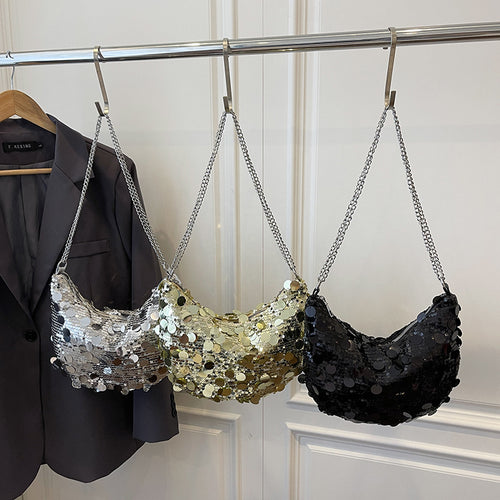 WoSequin Embellished Evening Handbag Bowlift