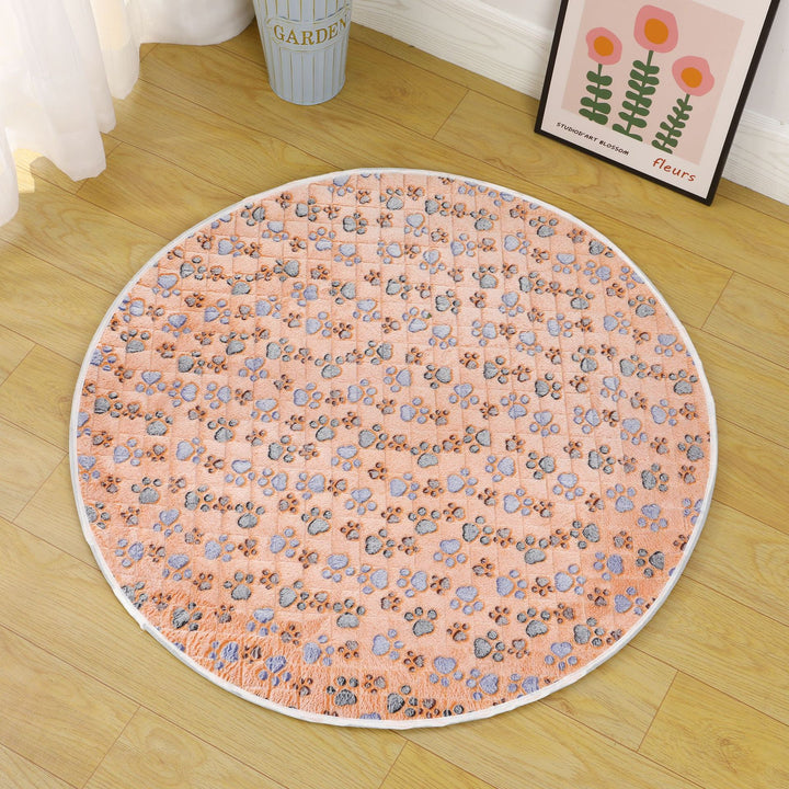 Ladies Plush Cat Bed with Non-Slip Bottom Bowlift