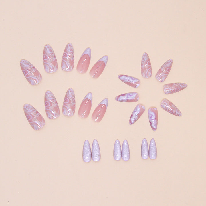 Artistic Swirl Nail Tip Set Bowlift