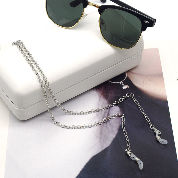 Elegant Metal Link Eyewear Chain Bowlift