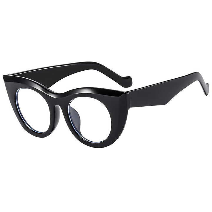 Women's Cat-Eye Sunglasses with Transparent Frame and Polarized Lenses Bowlift