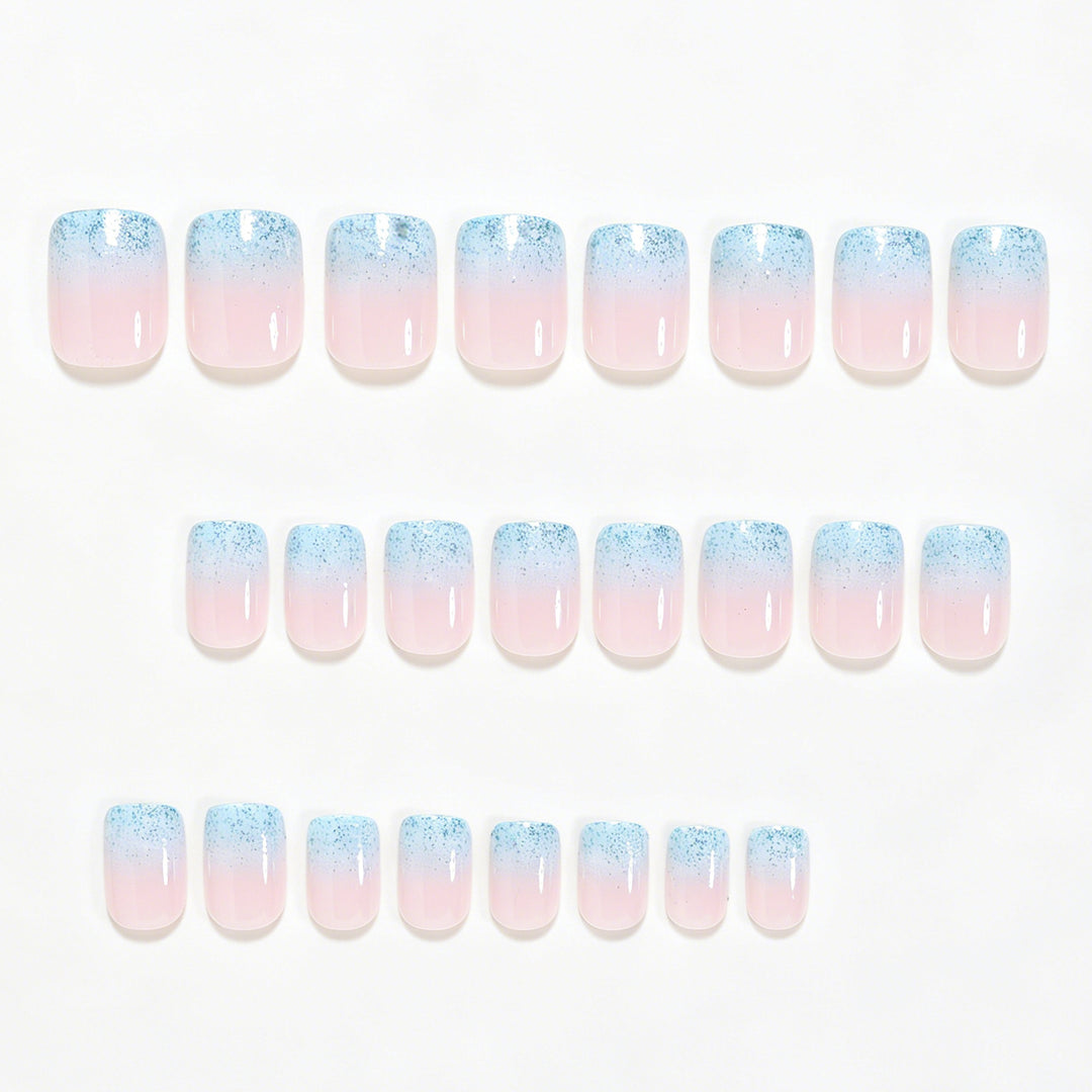 Glitter Ombre Nail Art Bowlift