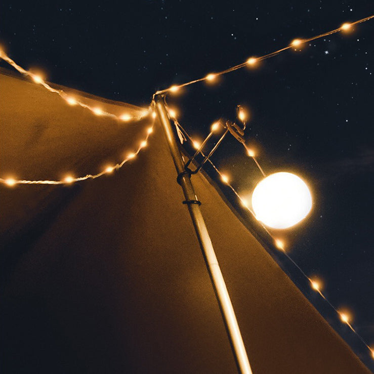 Outdoor Waterproof Portable Stowable String Light 10m | Bowlift