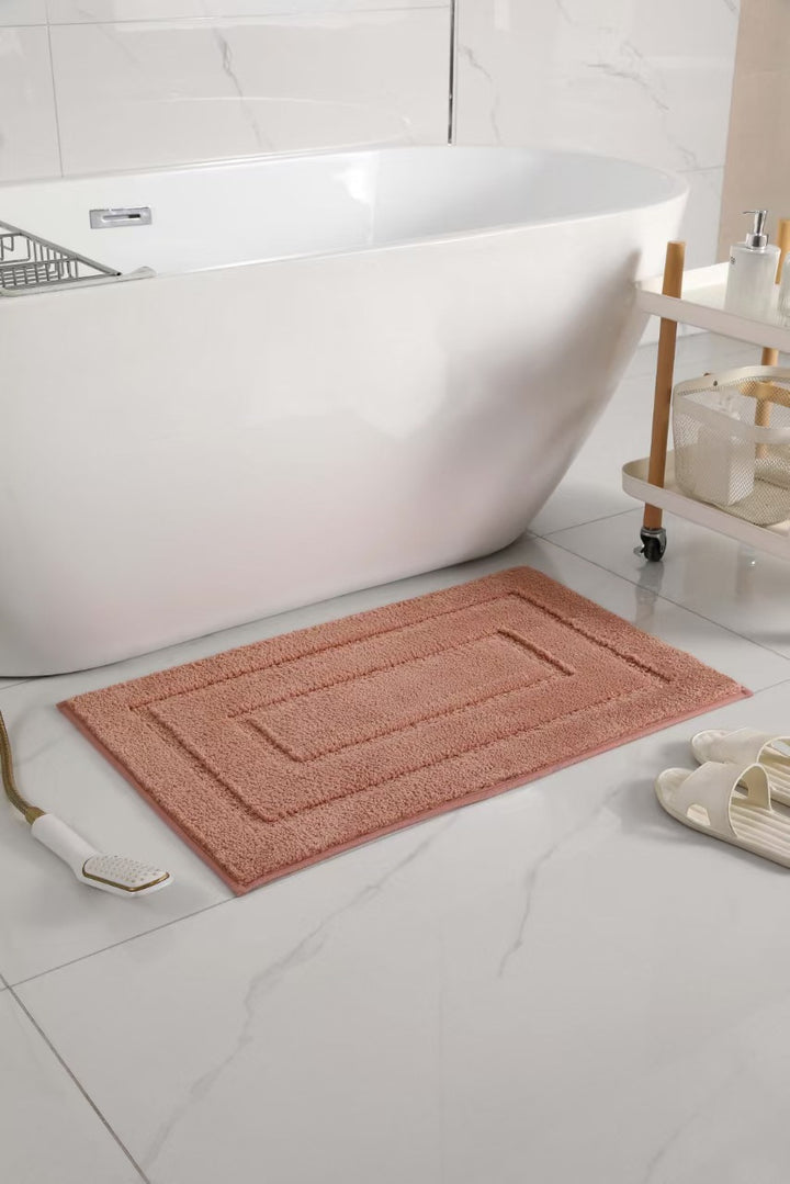 Plush Rectangular Bath Mat Bowlift