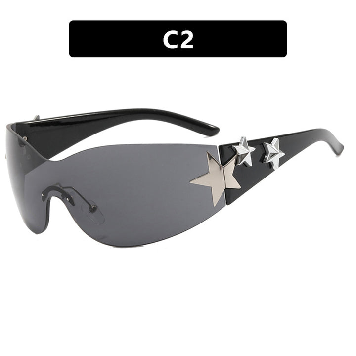 Women's trendy sunglasses with unique star design Bowlift