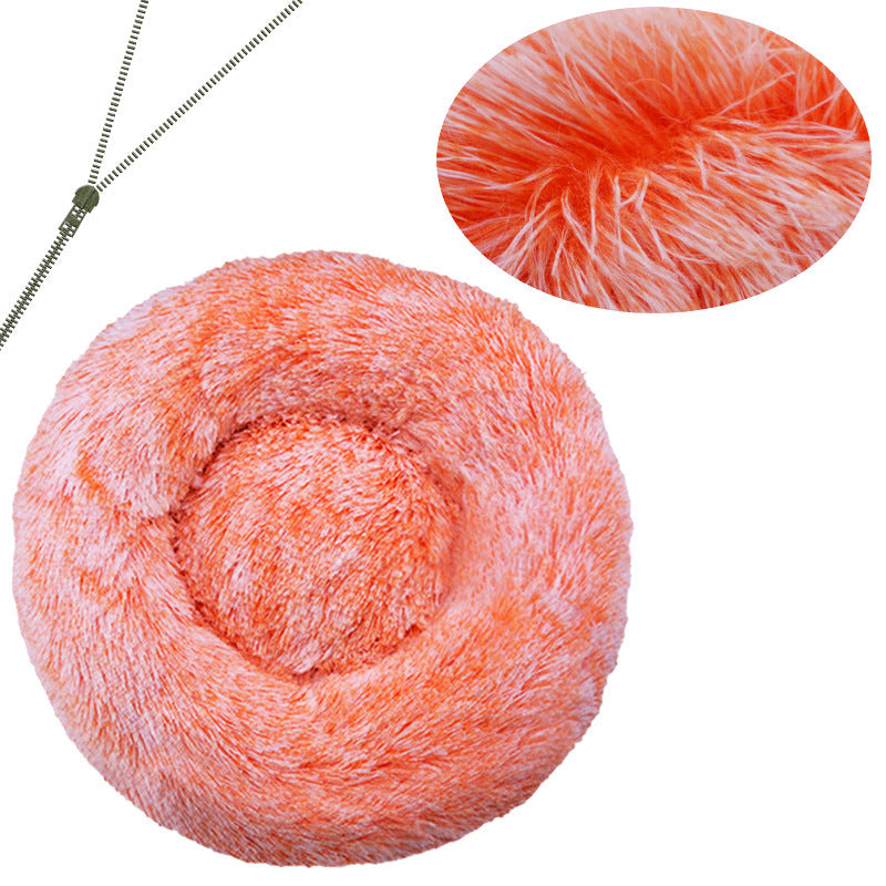 Plush Circular Dog Bed