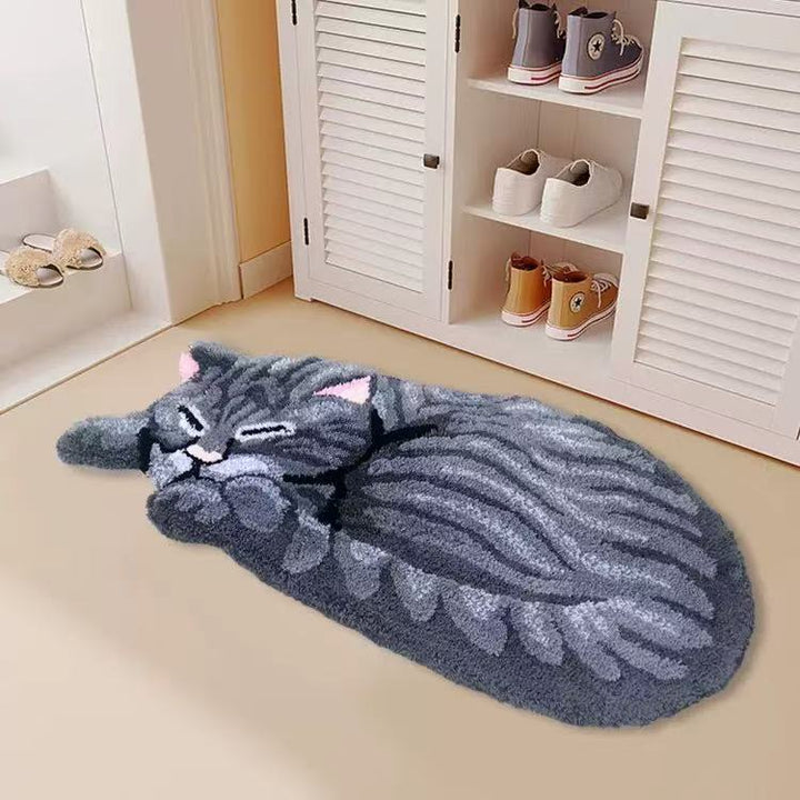 Cute Cat-Shaped Bath Mat