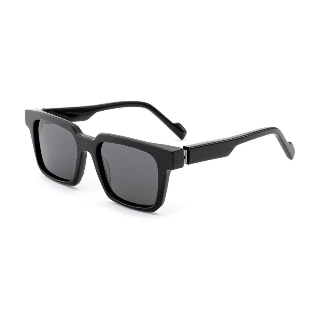 Women's sunglasses in modern, angular design with brown lenses Bowlift