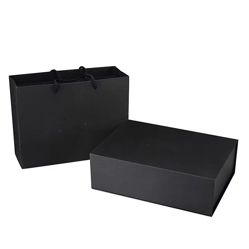 Premium Reusable Paper Gift Bag with Ribbon Handles and Reinforced Base Bowlift