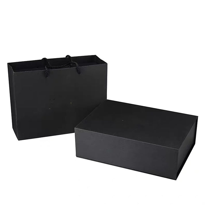Premium Reusable Paper Gift Bag with Ribbon Handles and Reinforced Base Bowlift