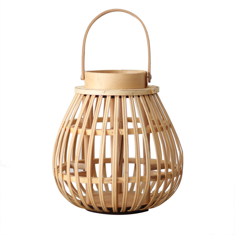 Natural Rattan Lantern Bowlift