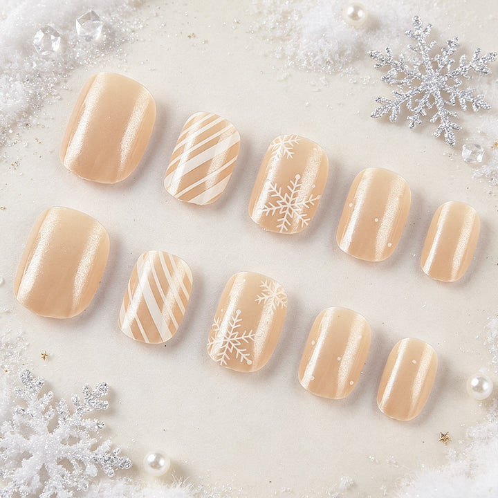 Winter-Themed Nail Art Bowlift