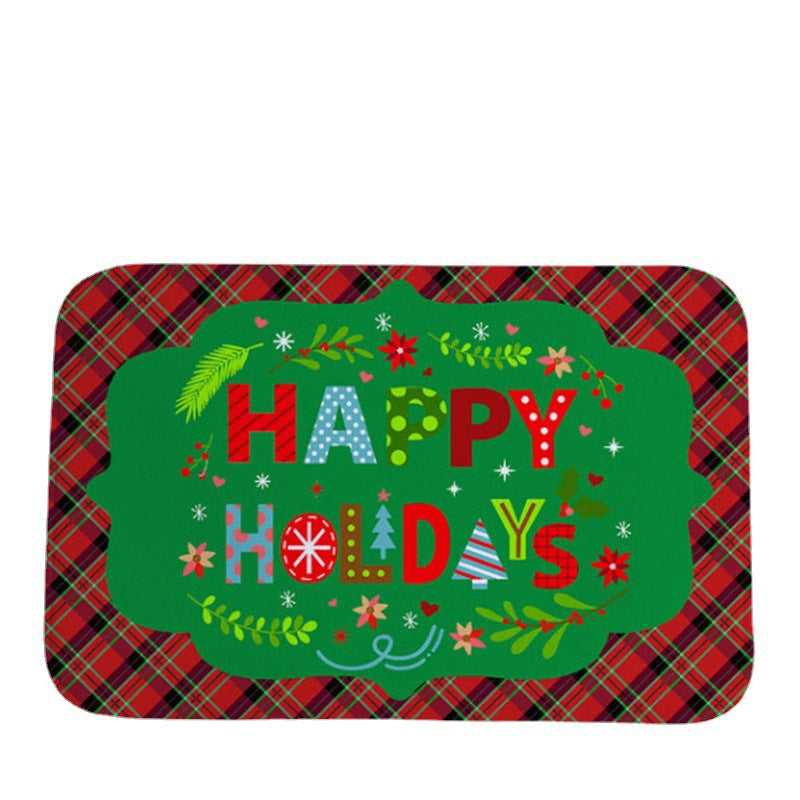 Christmas Decorative Bath Mat Bowlift