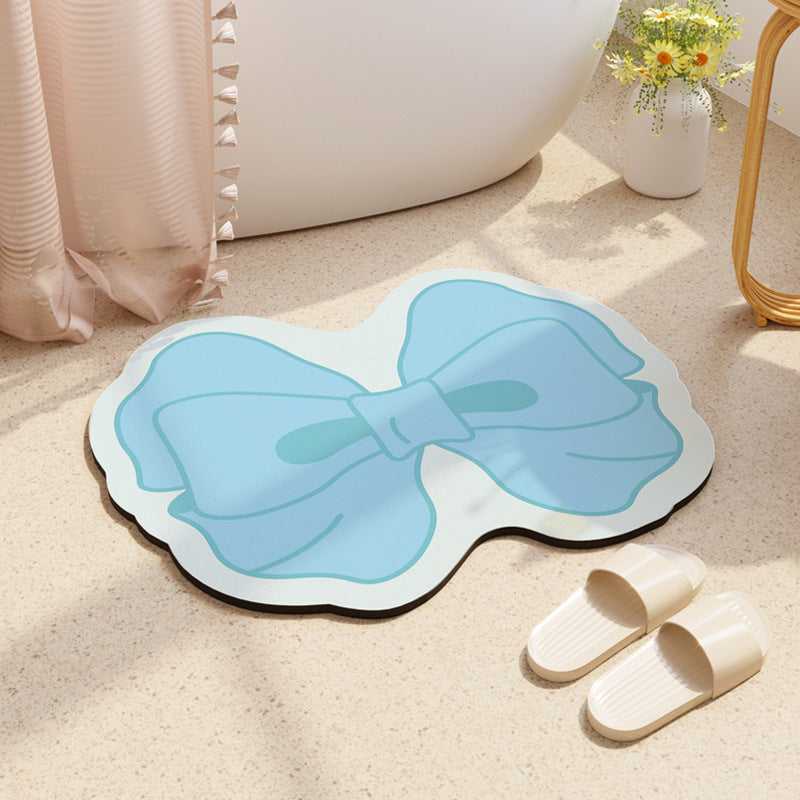 Decorative Bow-Shaped Bathroom Mat Bowlift