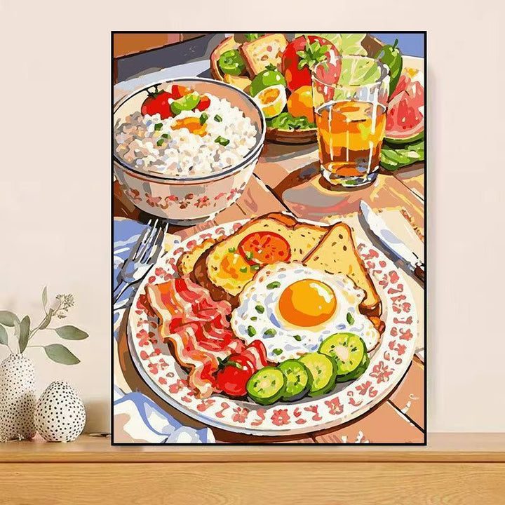 Food-Themed Decorative Canvas Art Bowlift