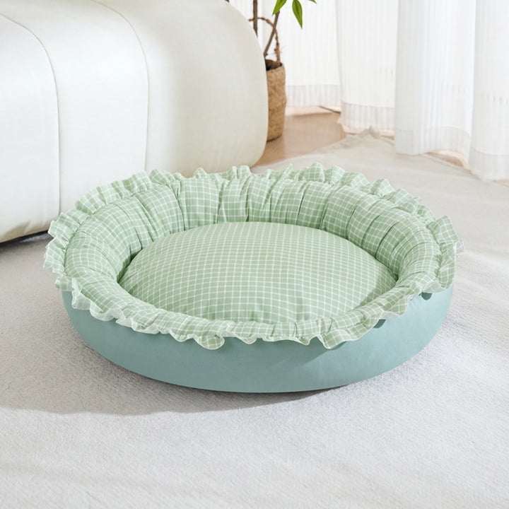 Plush Round Dog Bed