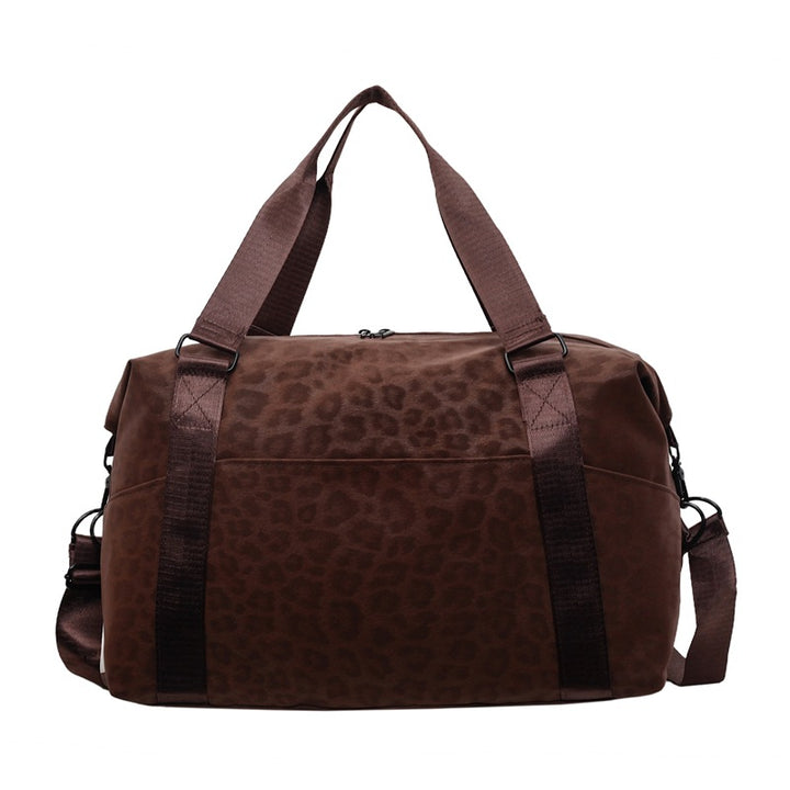 Sporty duffel bag with animal pattern and practical carrying options Bowlift