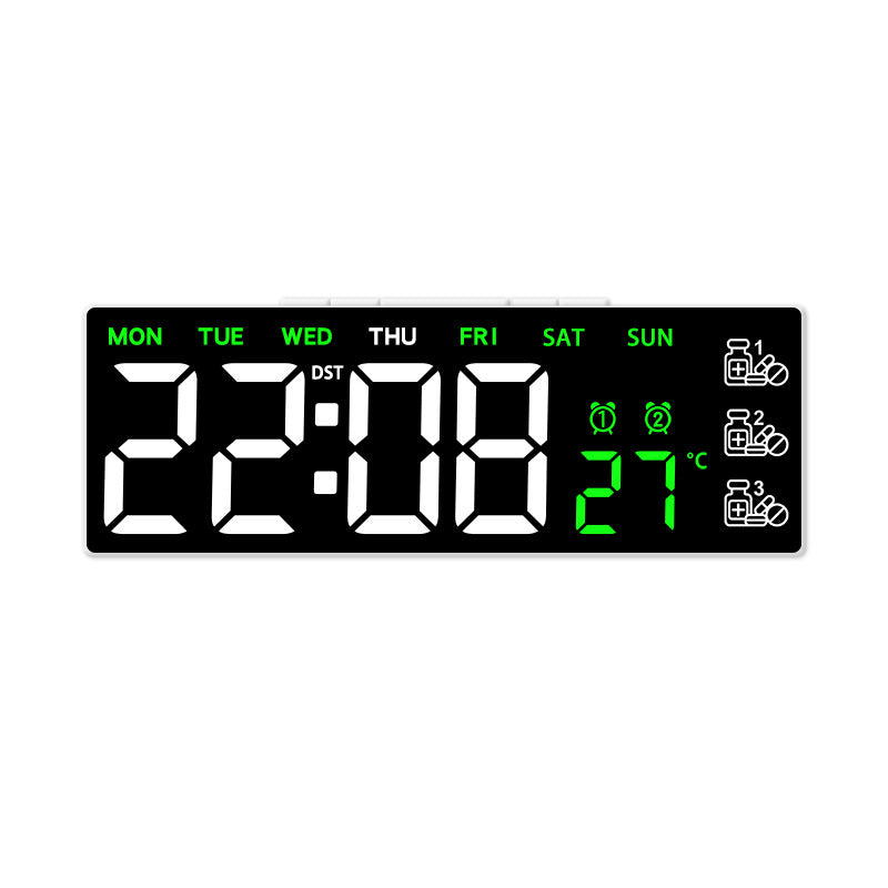 Digital multifunctional alarm clock with weather station and alarm functions Bowlift