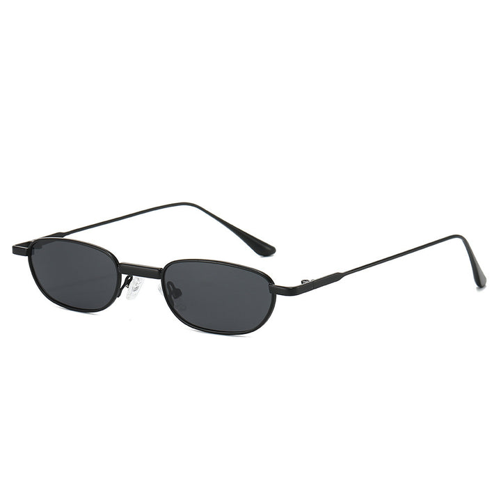 Sleek Minimalist Oval Sunglasses Bowlift