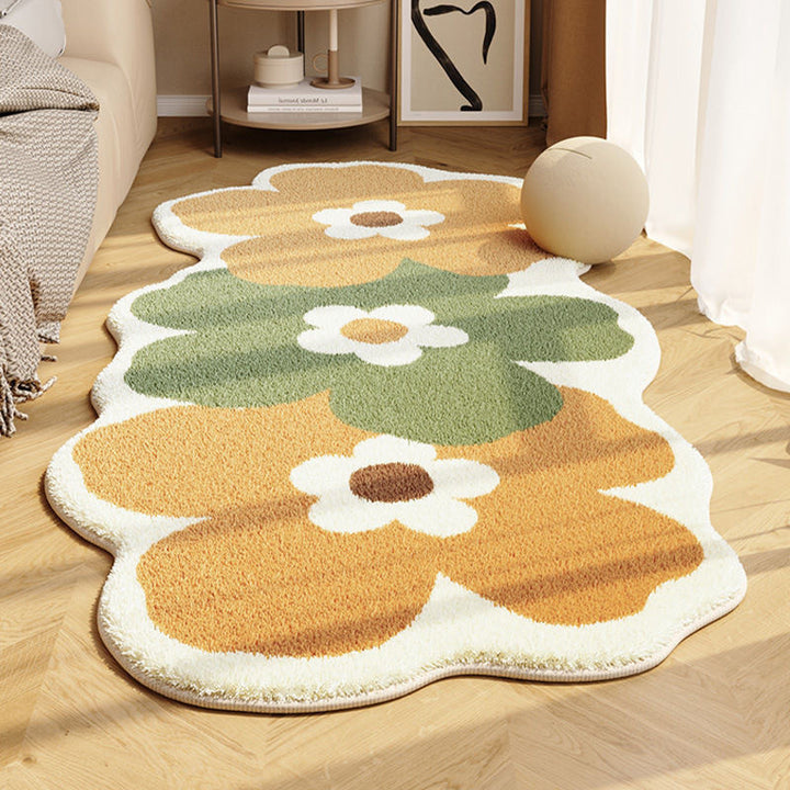 Floral Shaped Memory Foam Runner