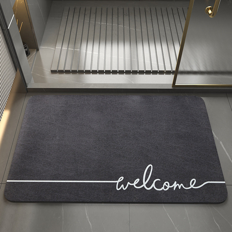 Soft Microfiber Bathroom Mat Bowlift
