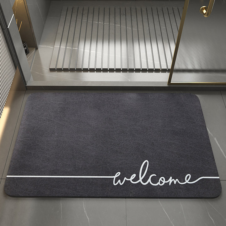 Soft Microfiber Bathroom Mat Bowlift