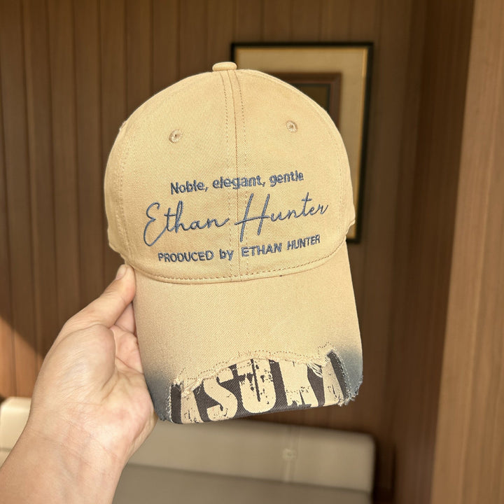 Men's Casual Vintage Embroidered Cap Bowlift