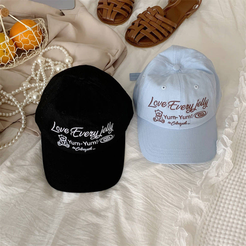 Women's Embroidered Casual Cotton Baseball Cap Bowlift