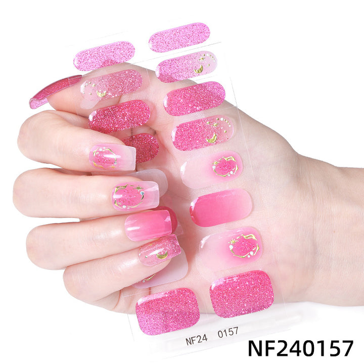 Elegant French Tip Nail Wraps