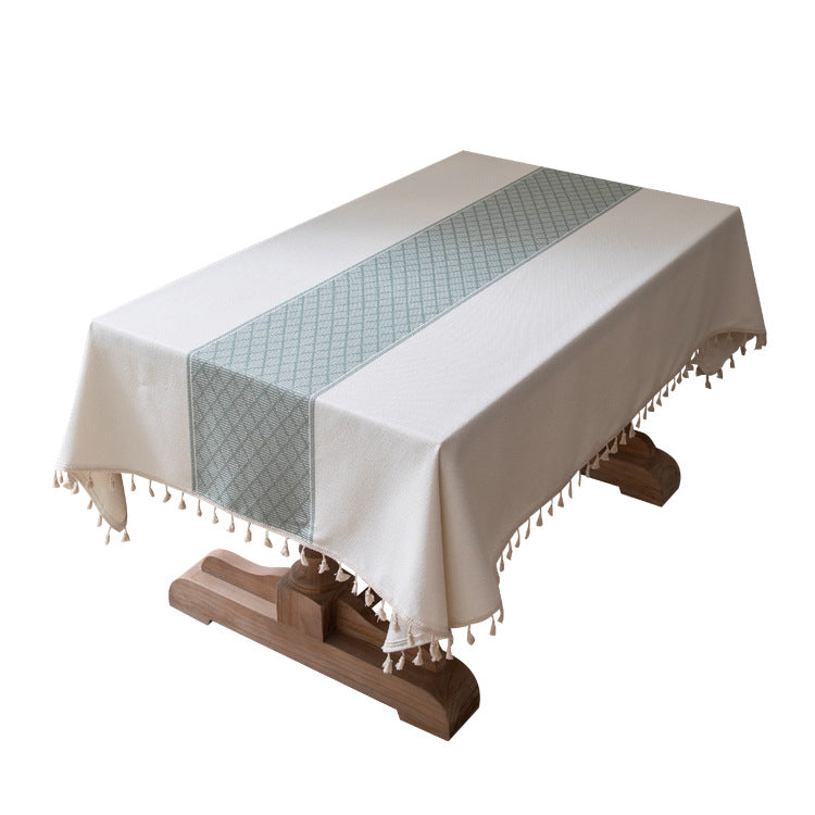 Elegant Geometric Tablecloth