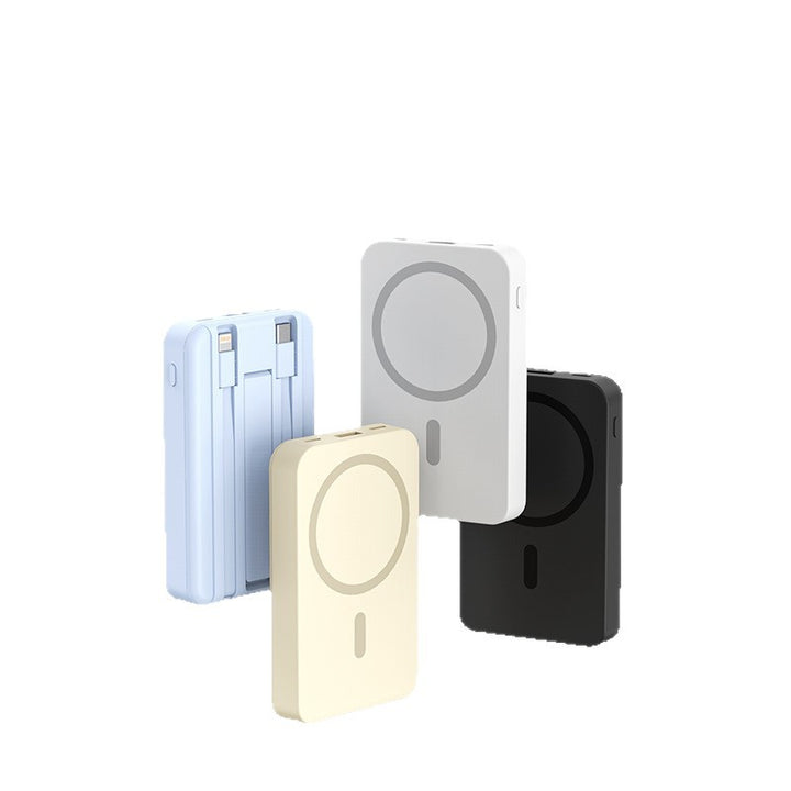 Magnetic Power Bank with Integrated Stand Bowlift