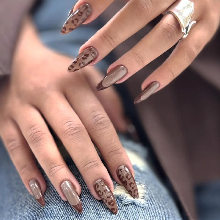 Trendy Press-On Nail Set Bowlift