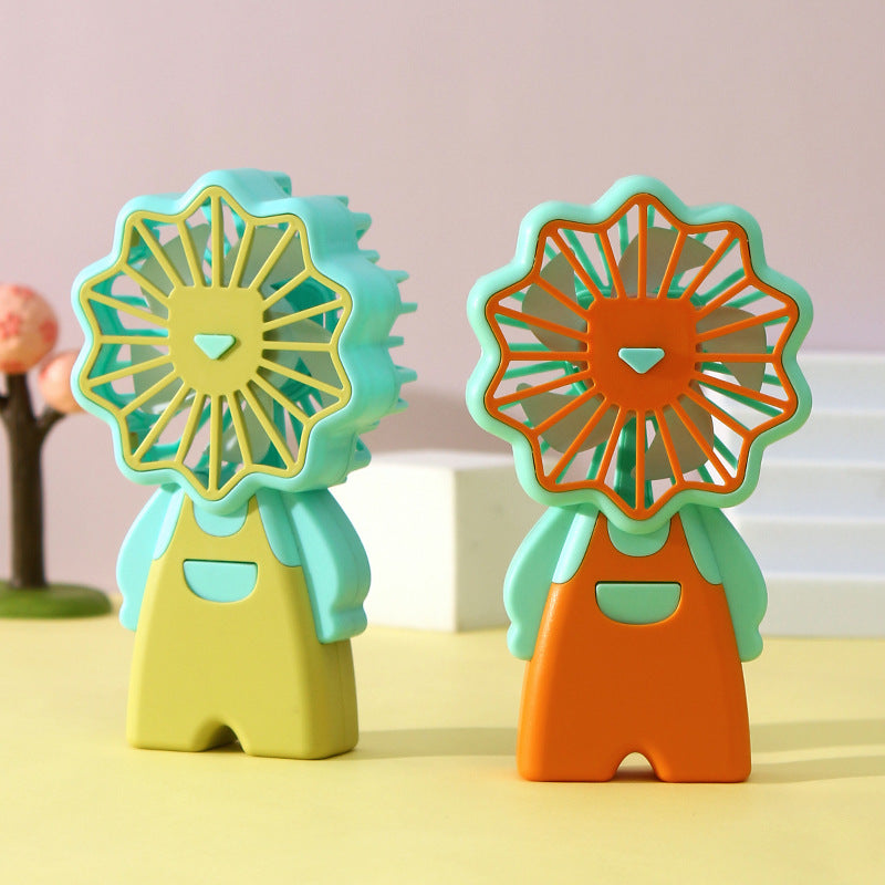 Ladies Portable Fan in Fun Flower Design Bowlift