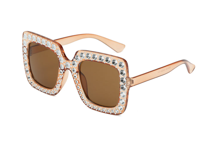 Oversized Decorative Frame Sunglasses Bowlift