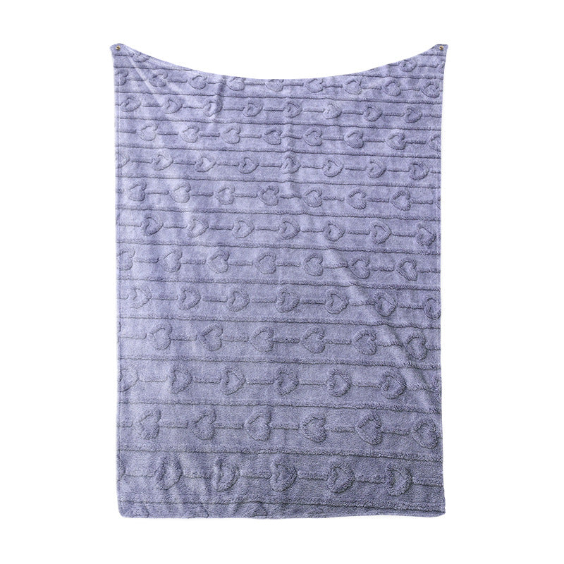 Ladies Cozy Microfiber Quick Change Blanket in Modern Checkered Pattern Bowlift
