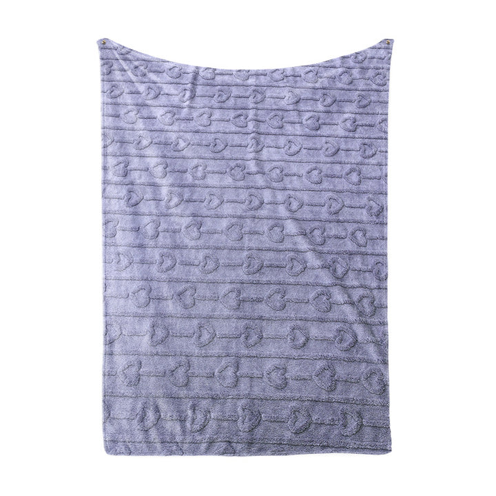 Ladies Cozy Microfiber Quick Change Blanket in Modern Checkered Pattern Bowlift