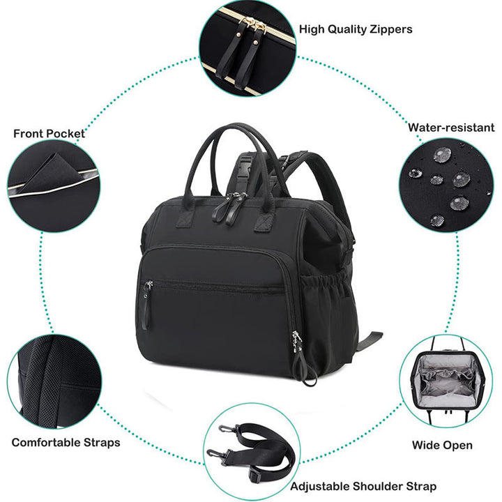 Multifunctional Workbag with Organizer Compartments Bowlift