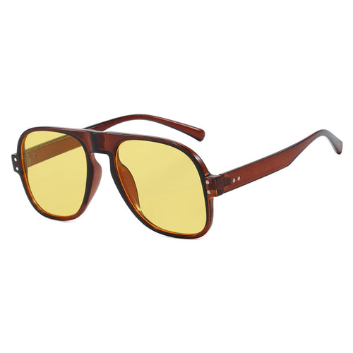 Women's fashionable square sunglasses with sturdy UV protection Bowlift